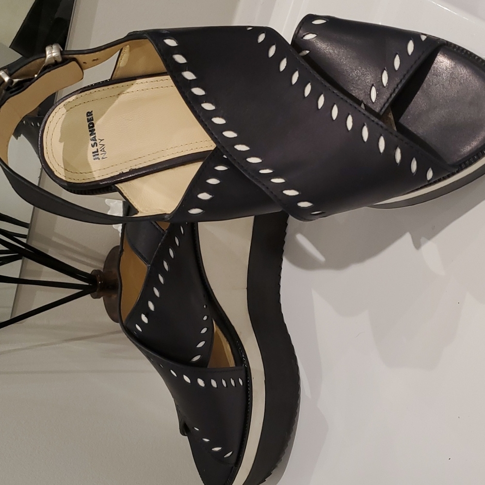 Jil Sander Navy Platforms